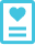 clipboard with heart logo
